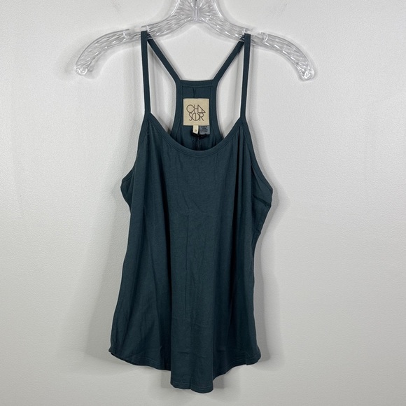 Chaser Women's Medium Dark Teal Camisole Tank Top - Picture 1 of 5